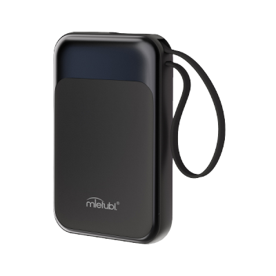 Portable Power bank with Built-in Cable